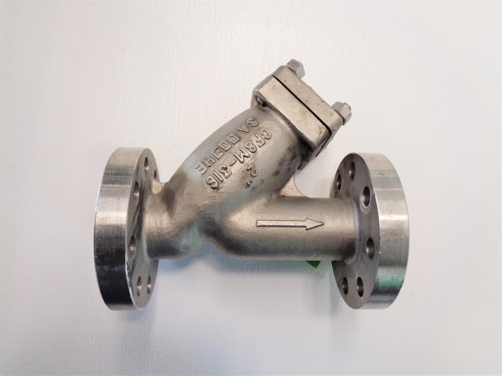 2" 600# Stainless Steel Wye / Y-Strainer Valve, Part# YS-64